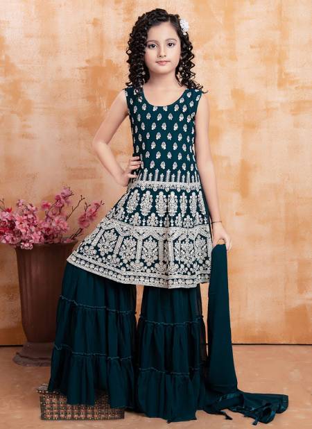 Rama Colour Aaradhna 28 Wedding Wear Georgette Designer Kids Salwar Suits Collection Aaradhna218